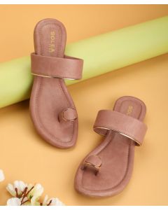 Solea Women shoes brown and gold