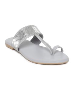 Paragon Silver women flat shoes