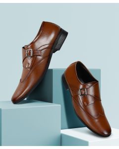 Leather Tan Office Shoes for men