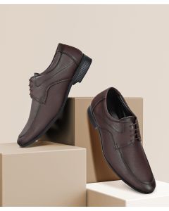 Leather Brown Office Shoes for men Triple Pack